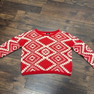 Angie medium Aztec print sweater.